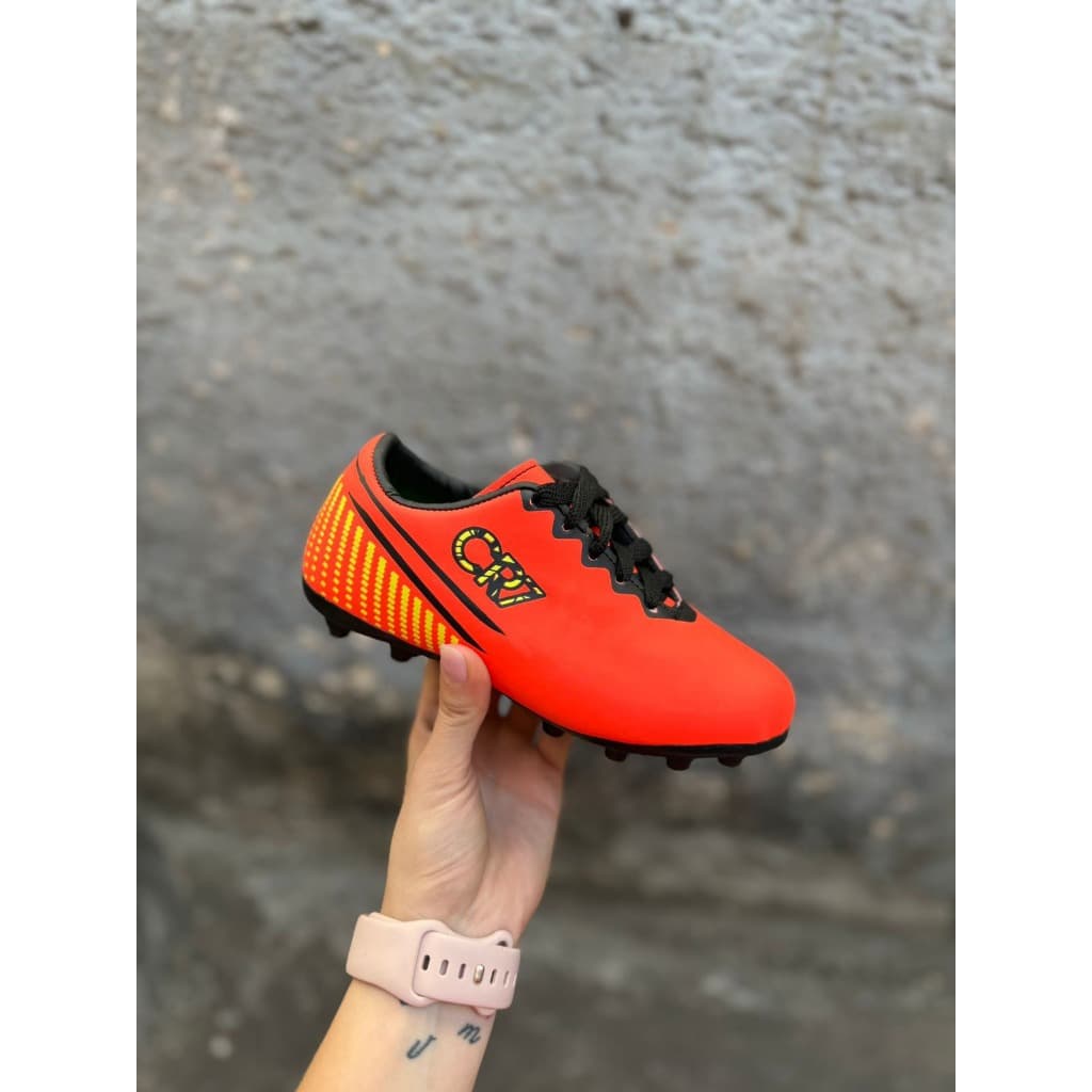 Tenis Para Grama Sintética Sola Campo Chuteira Infantil