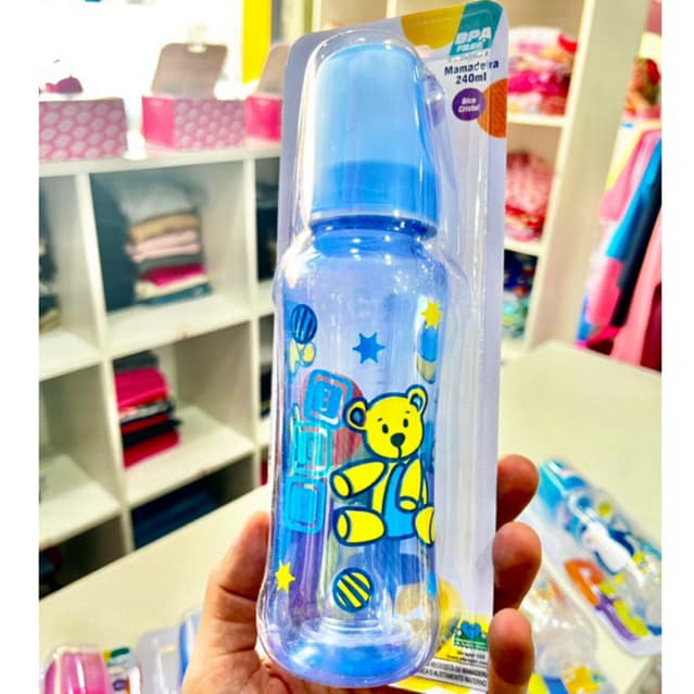 Mamadeira Petita 240 ml Bico Orto Ou Redondo