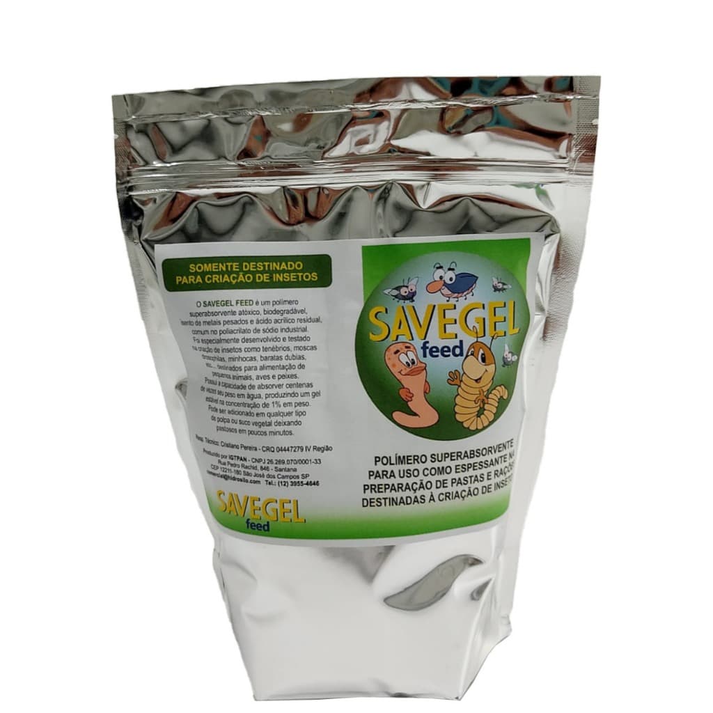 Savegel Feed 250g Fonte De Água Em Gel Alimentação Tenébrios