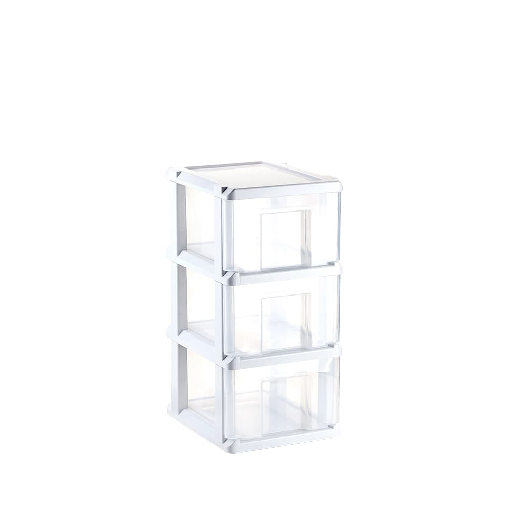 Gaveteiro Paris Branco 3 Gavetas Agraplast 1095