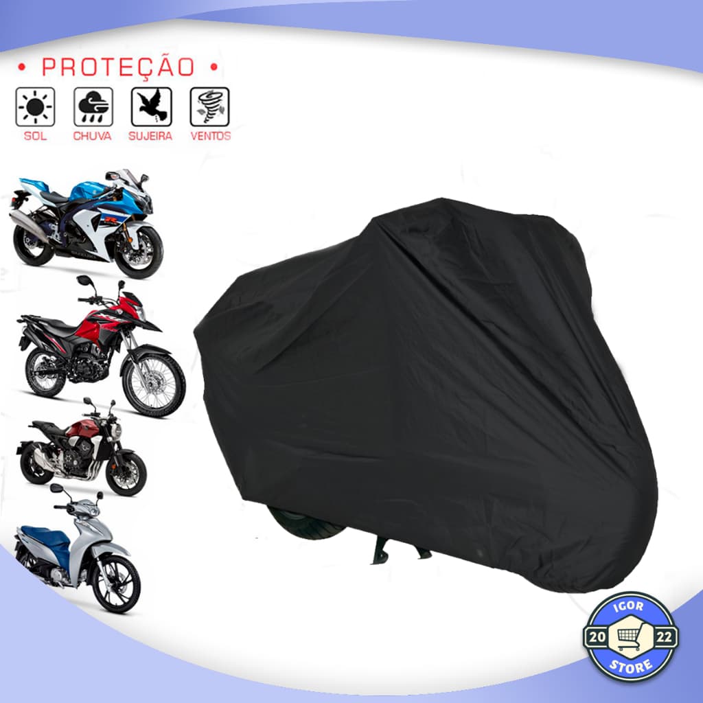 Capa De Proteção Para Moto Plástico Impermeável 2,3M x 1,3M Envio imediato