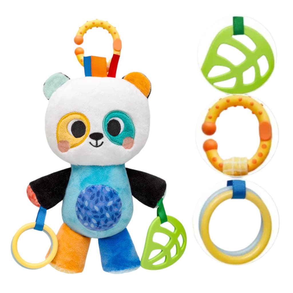 Móbile Pelúcia De Atividades Treme-treme Bichinhos Zoo Buba Panda