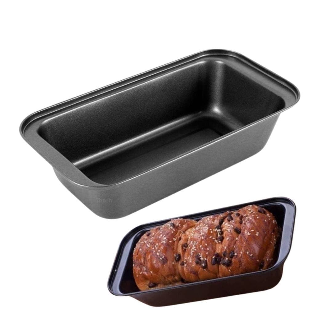 Forma Assadeira Prime Retangular Cozinha de Pão Antiaderente Não Gruda Bolo Inglês 26x13 Utensilios