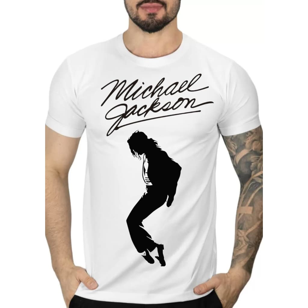 Camiseta Michael Jackson Infantil e Adulto Blusa unissex Babylook 100% Algodão Envio Rapido