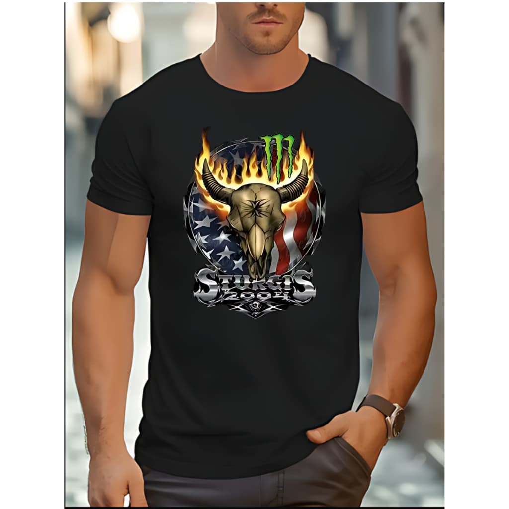 Camiseta Country Texas Sturgis 2004 Rodeio Roça Touro Monster TXC EUA
