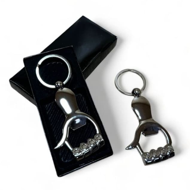 Conjunto De 2/6/12 Peças Chaveiro Abridor De Garrafa De Metal Com Embalagem Caixinha
