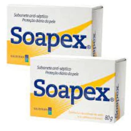 kit 02unid Soapex - Sabonete em Barra - 80g