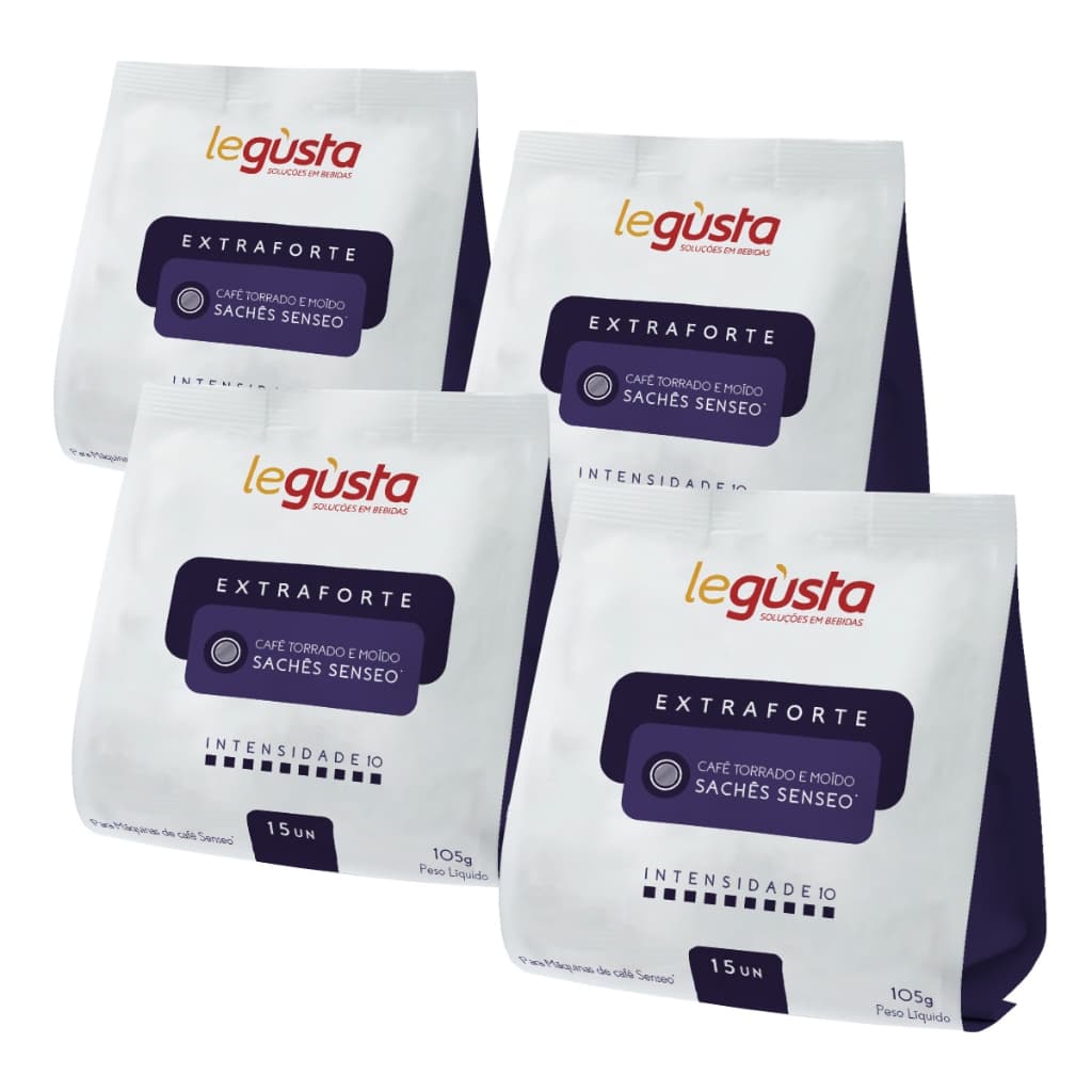 Kit Caf茅 Compat铆vel Senseo Legusta Extraforte 60 un