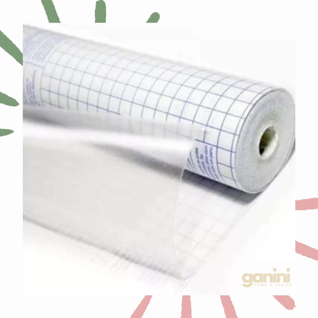 Papel Plástico Adesivo Tipo Contact Transparente