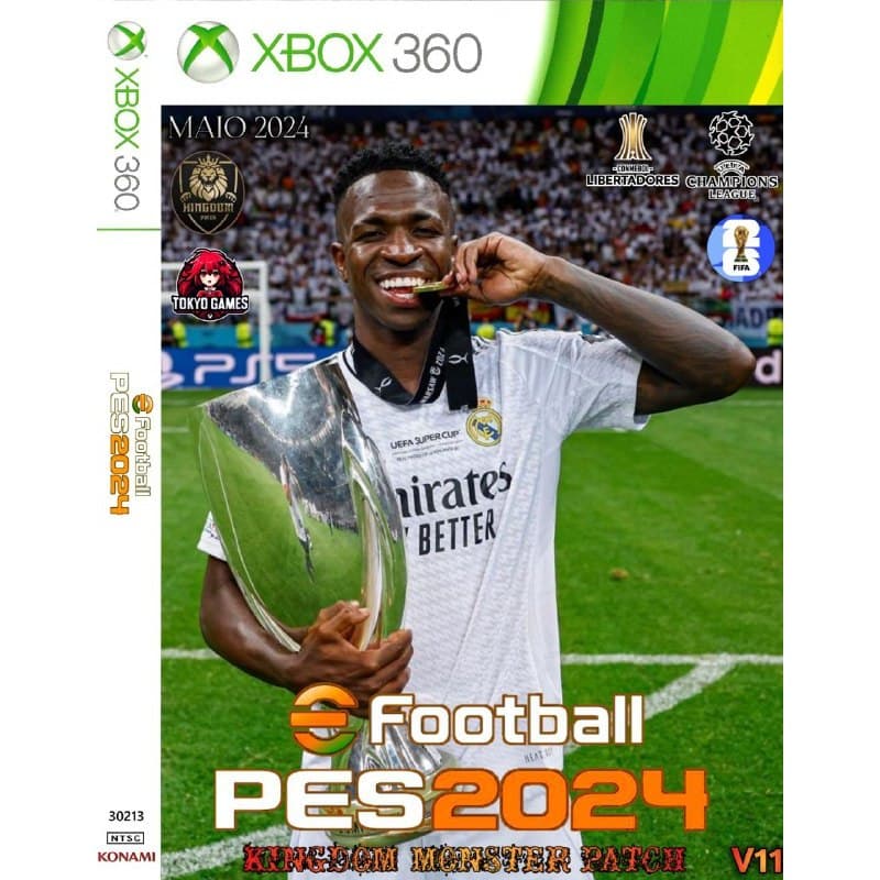 PES 2024 Para Xbox 360 Patch Atualizado para RGH