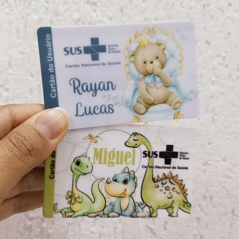 CARTÃO DO SUS PERSONALIZADO (TEMA DE SUA ESCOLHA)