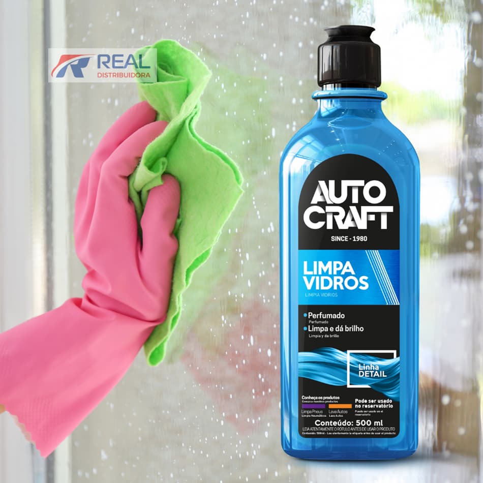 LIMPA VIDROS AUTOCRAFT 500ML - PROAUTO