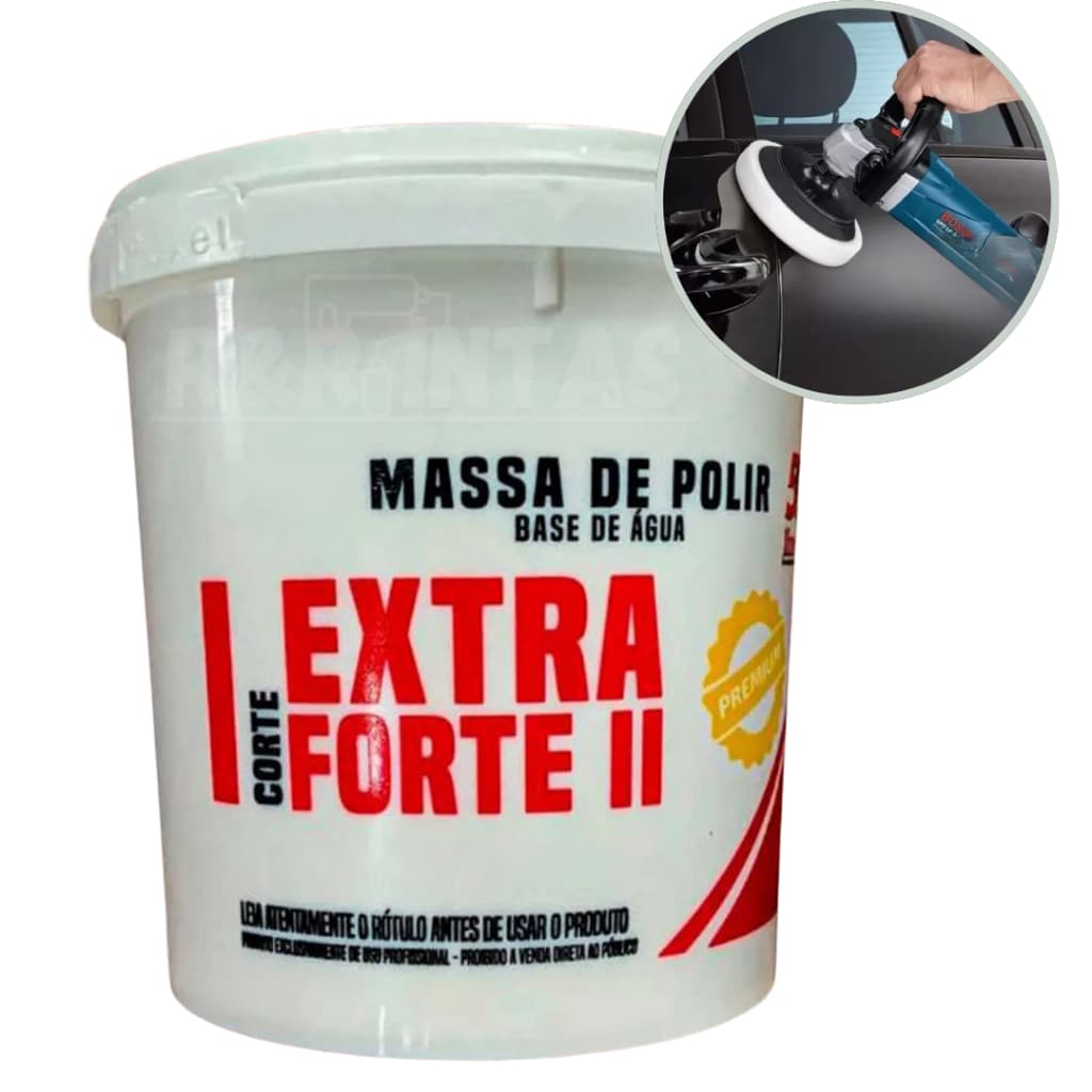 Massa De Polir Base De Água 1kg Lincoln N 2