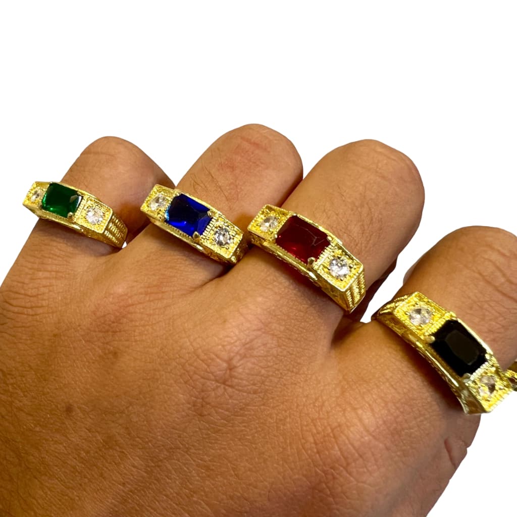 ANÉIS DE FORMATURA AJUSTÁVEIS 100% MOEDA ANTIGA CORES VERDE VERMELHO PRETO AZUL