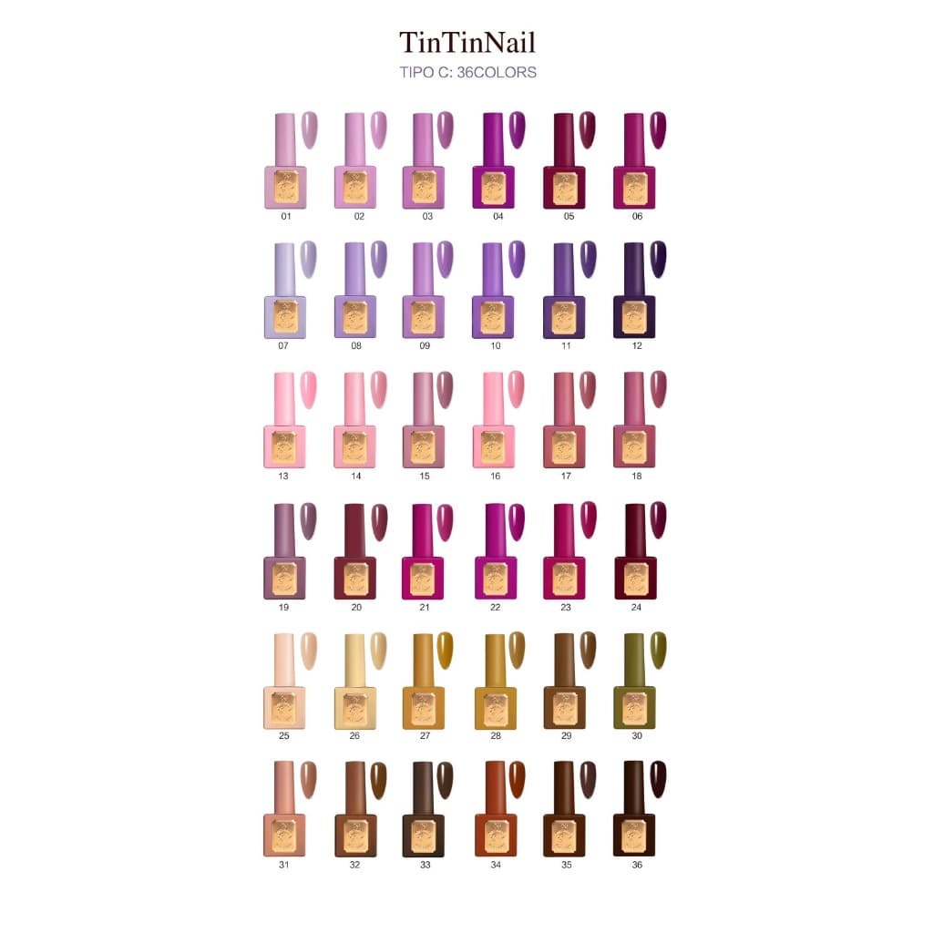 Kit c/36 Novo Esmalte Gel De Unha Esmalte Tintin 12ml Esmalte alto qualidade