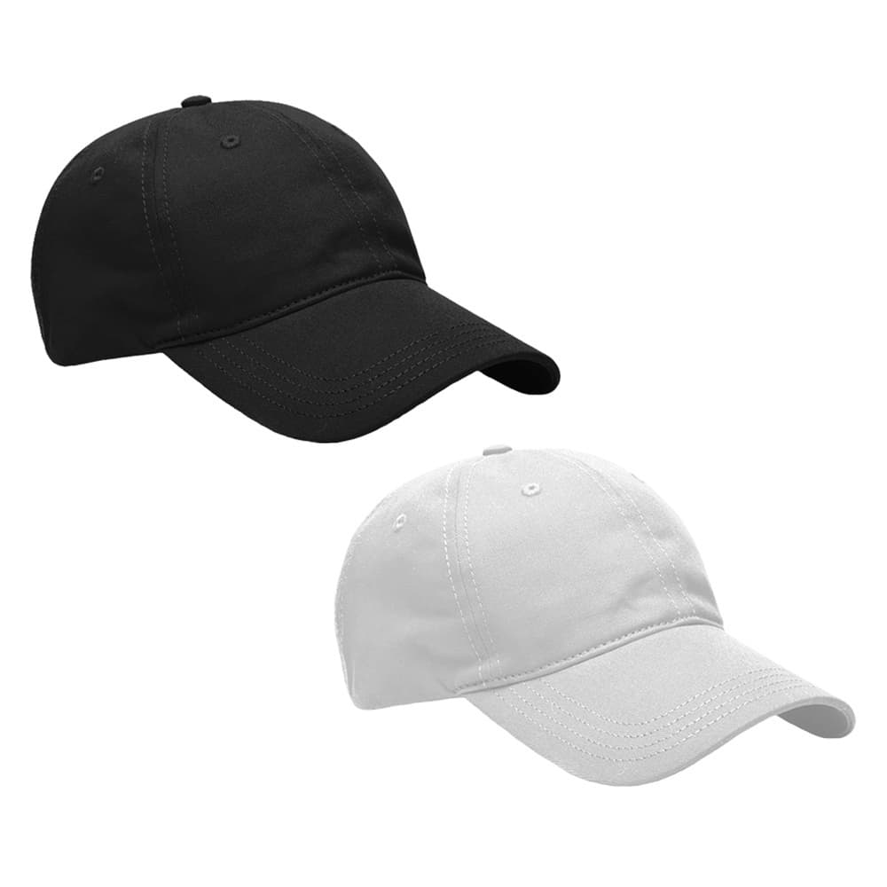 Kit 2 Boné Esportivo Unissex Liso de Algodão Tecido Aba Curva Você Escolhe a Cor