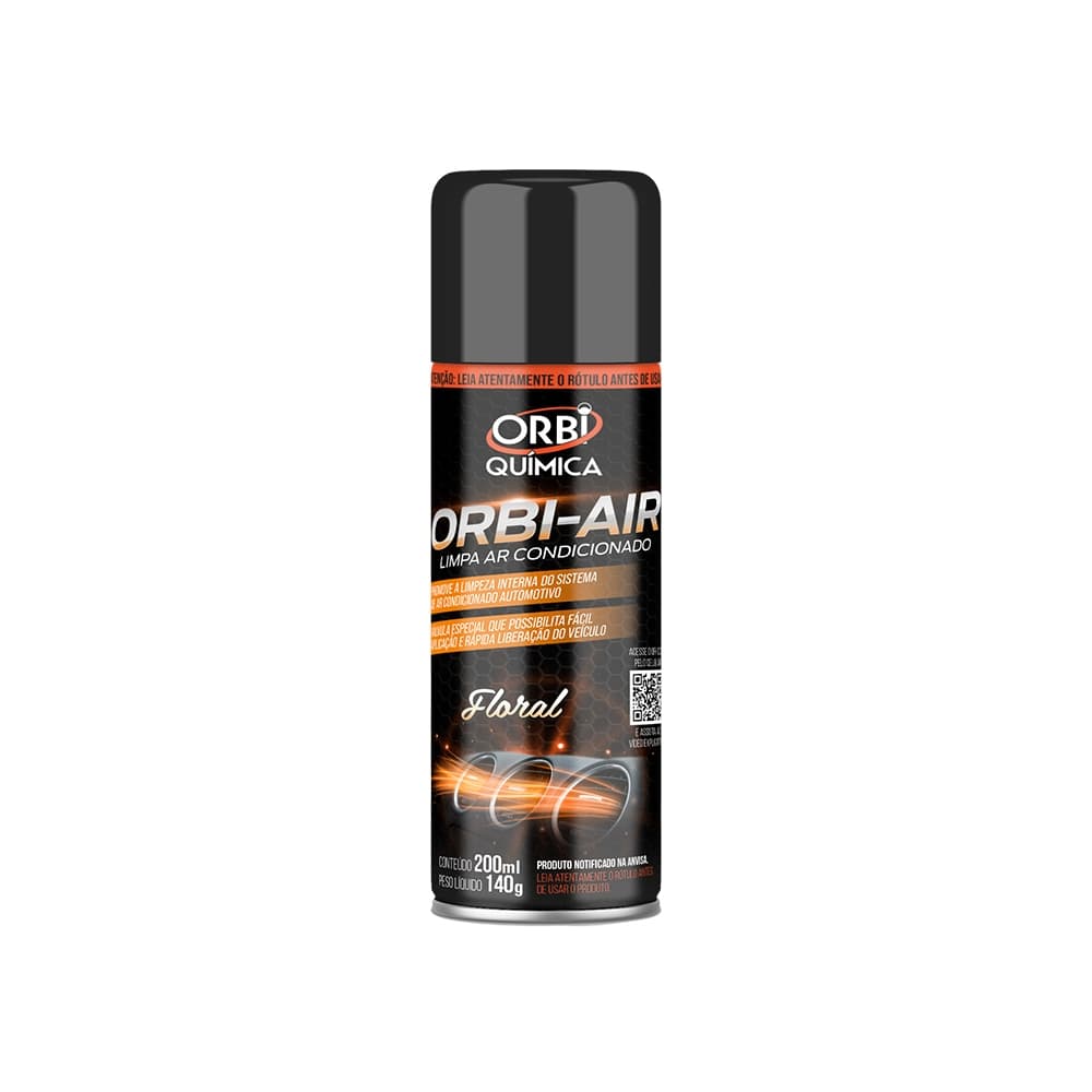 Limpa Ar Condicionado Orbi-air Floral Aerossol 200ml Orbi Quimica