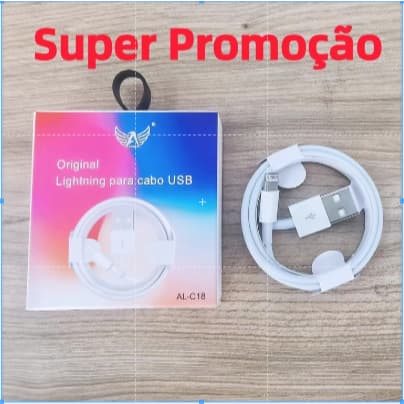 Cabo Usb de Iphone 1m Compatível Para Iphone 5 a 13