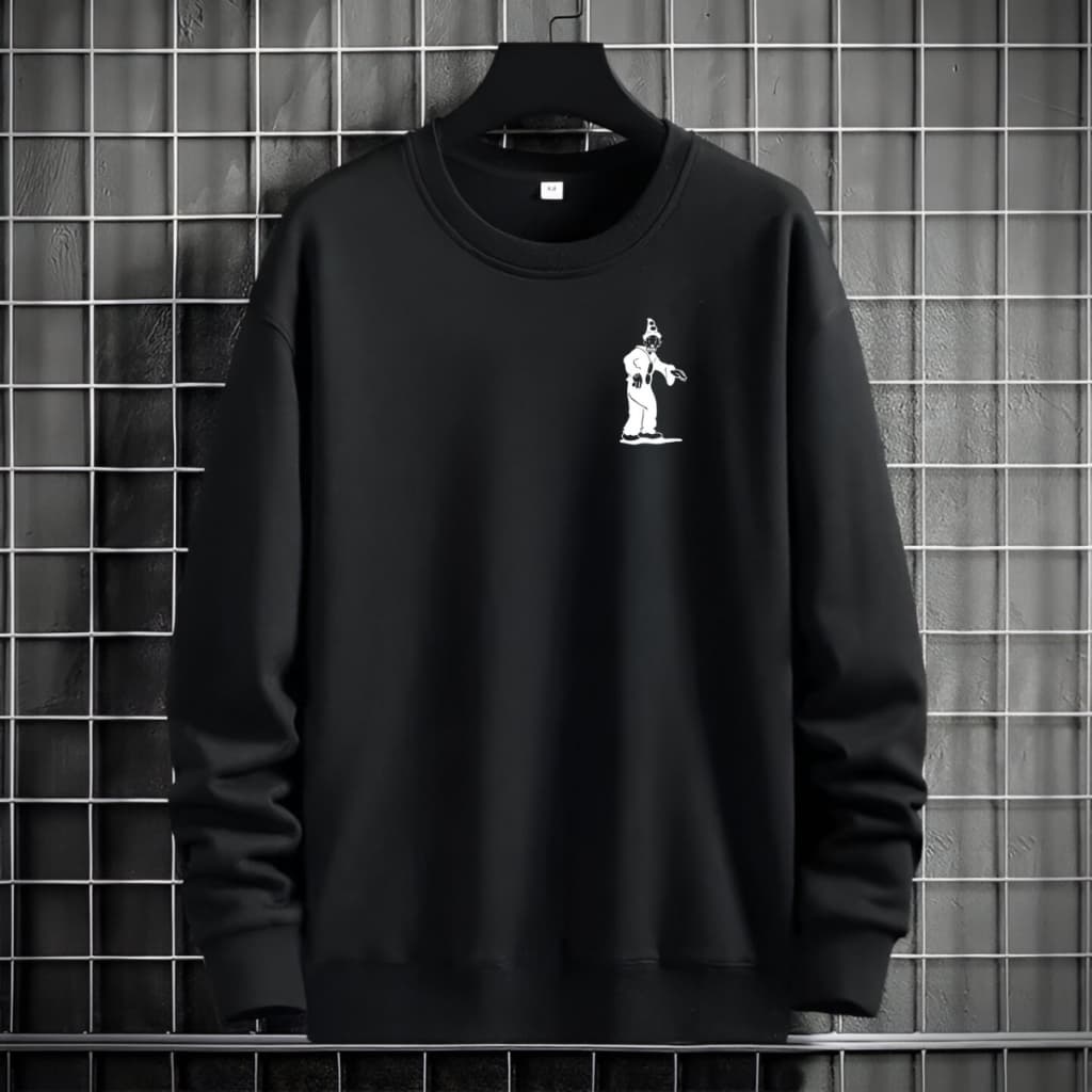Moletom Estampado Ghostmane gola redonda 100% algodão