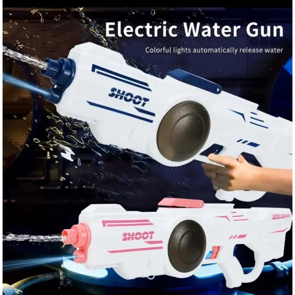 lancador de agua Lança água automática crianças, esportes ao ar livre recarregavel com LED