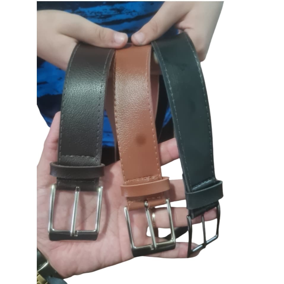 Kit 3 Cintos Masculino em Courino de Ótima Qualidade