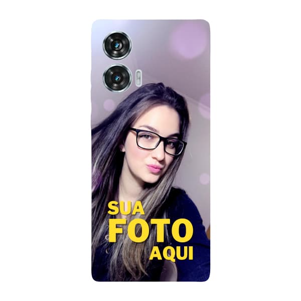 Capinha para Moto Edge 50 Fusion Anti Impacto Personalizada - Com Foto