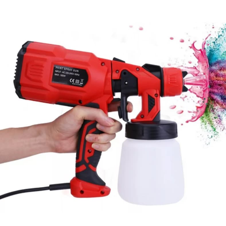 Pistola De Pintura Versátil Pulverizadora 900w Elétrica 1L Bicos Nakasaki- Envio Imediato