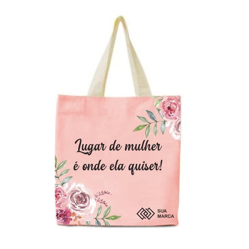 35 Sacolas Ecobag Personalizadas Bolsa com Alça