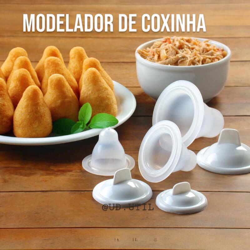 Modelador Multiuso Rápido De Coxinhas Com 3 Tamanhos