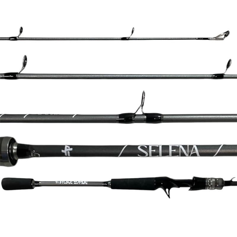 Vara Pesca Selena 1,80m / 1,65m 7-14lbs 2p Carretilha Albatroz Carbono