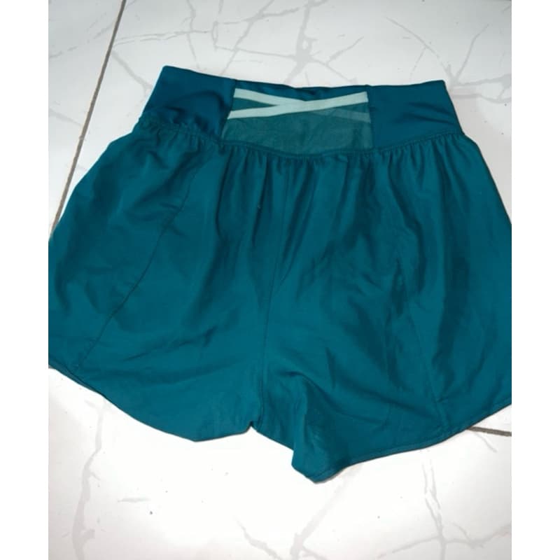 Shorts/Bermuda Academia/Ginástica Verde/Azul Turquesa