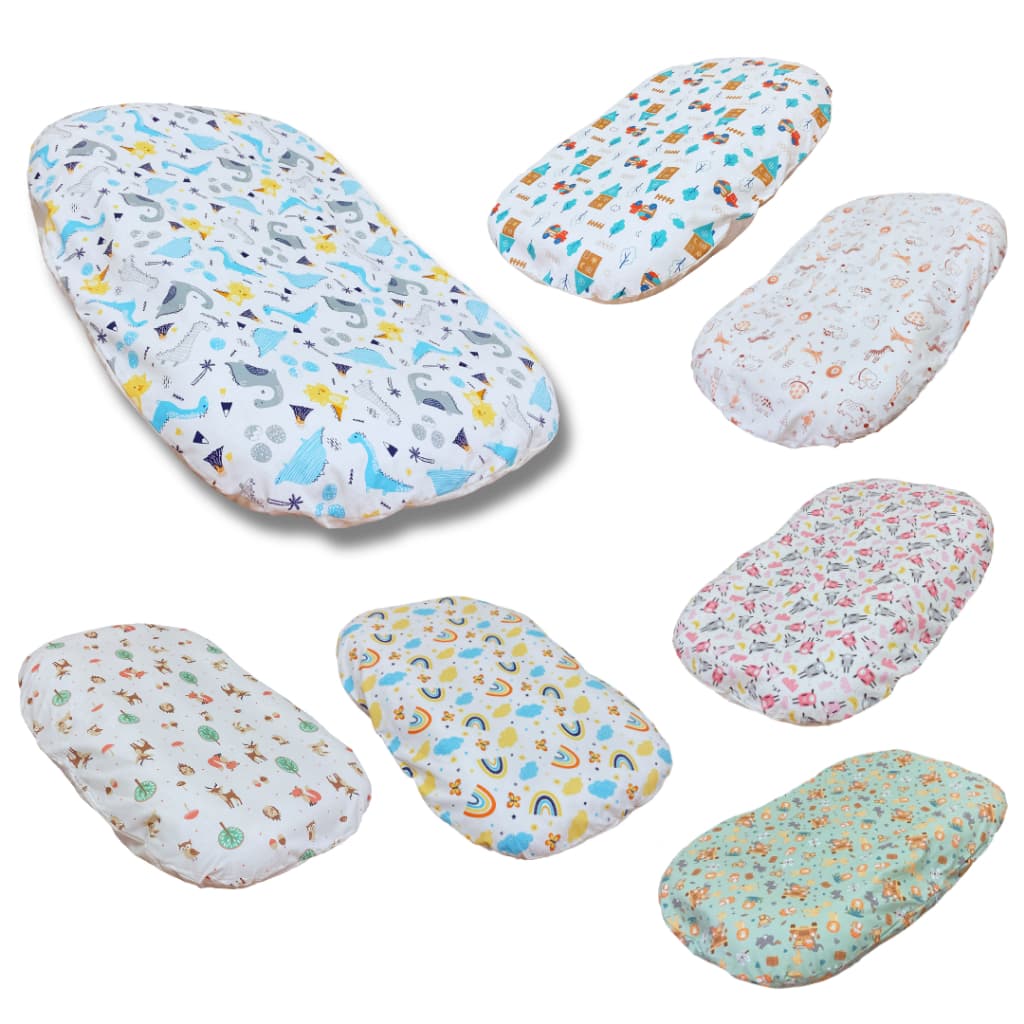 Ninho Redutor de Berço Casulinho 100% Algodão - Várias Estampas Menino Menina