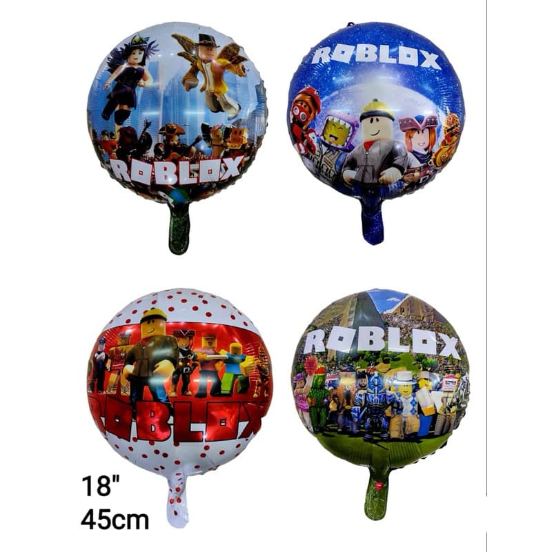 10pcs  Balão metalizado Roblox  para decoração de aniversário e festa