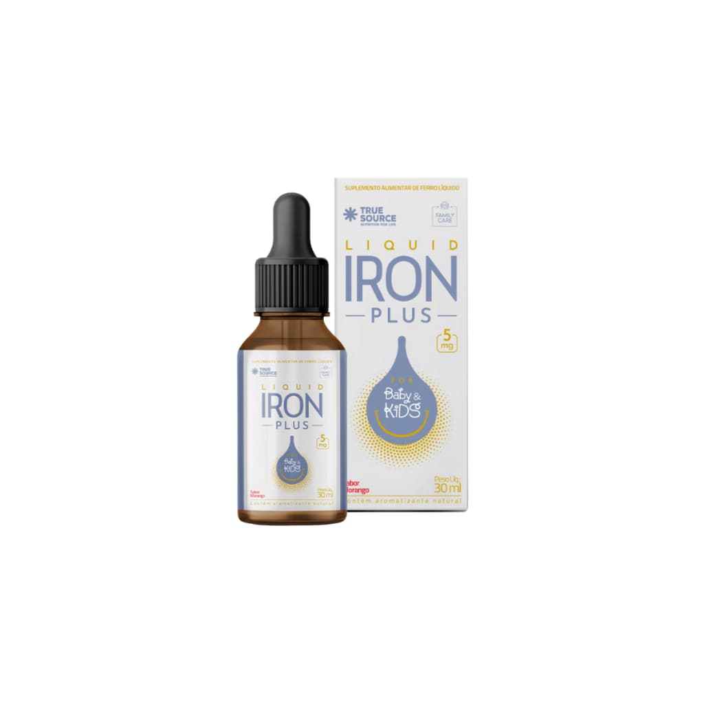 Multivitamínico Infantil Líquido Ferro 30ml True Source Original Anemia Saúde