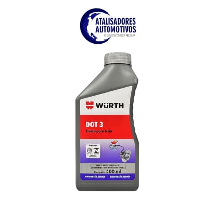 Fluído de Freios DOT 3 - WURTH 500mL