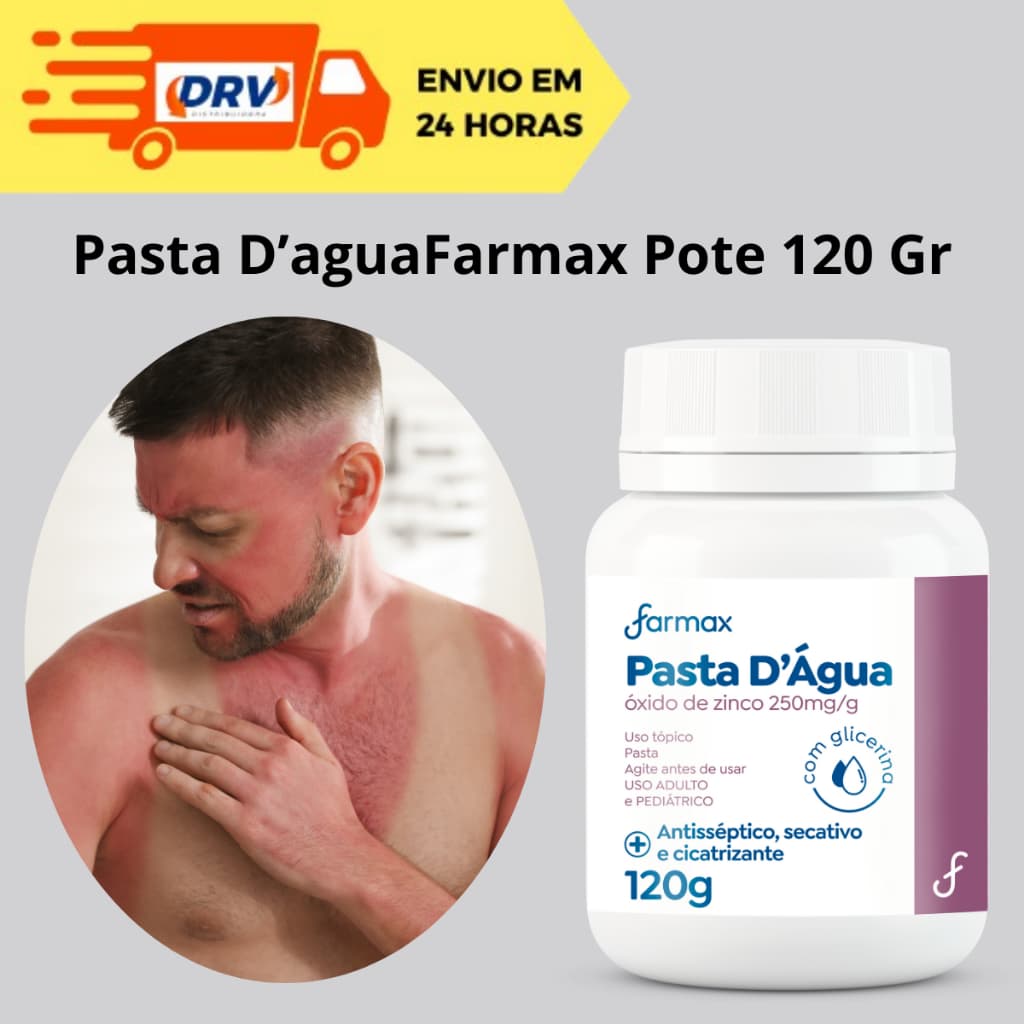 Pasta D'água Farmax Pote 120 Gr - Pasta dagua farmax