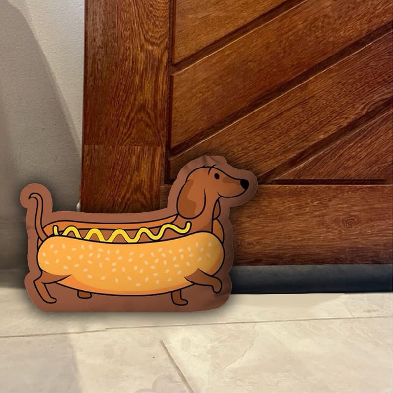 Peso de porta cachorro salsicha hot dog 3D