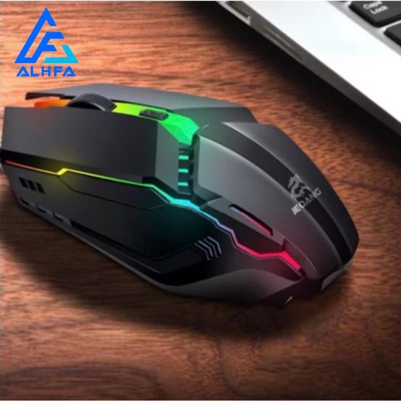 Mouse Gamer LED RGB backlight 800-3200 ajustável dpi
