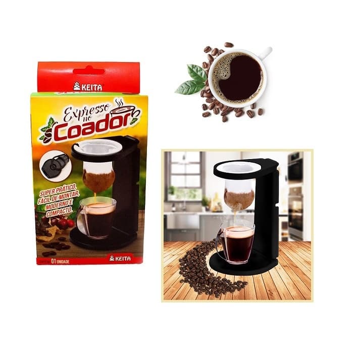 Suporte Mini Coador Café Expresso Passador Filtro De Pano Mini Coador De Café Com Suporte Dobrável Expresso No Coador - keita