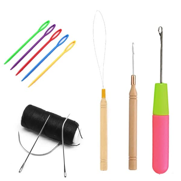 KIT DE AGULHA ENTRELANCE AGULHA PLASTICA AGULHA MICRO LINK AGULHA PEIXINHO