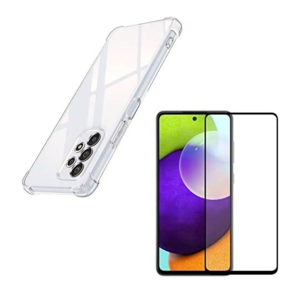 Capa Para Samsung Galaxy A52 / A52S Anti Impacto Transparente - Capa + Pelicula 3D ou Só 1 Capinha