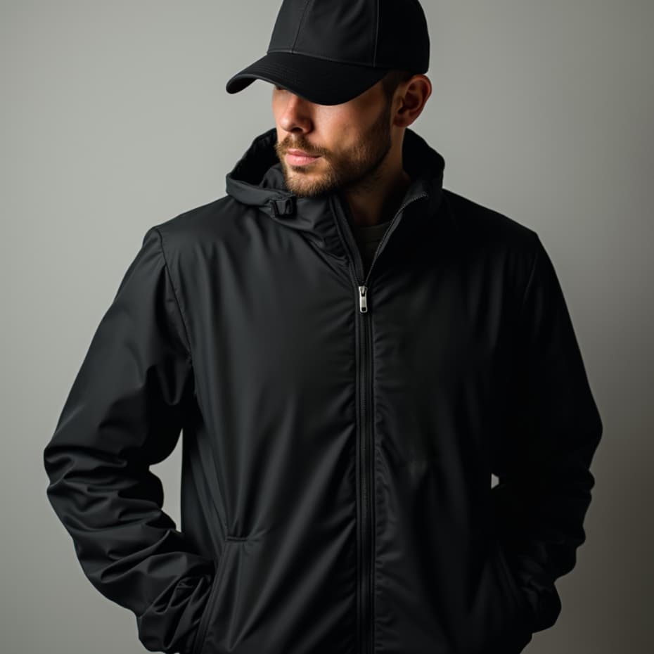 Jaqueta CORTA - VENTO Casaco Masculino Tactel Leve / Confortável/ Ideal Dia a Dia e Caminhadas