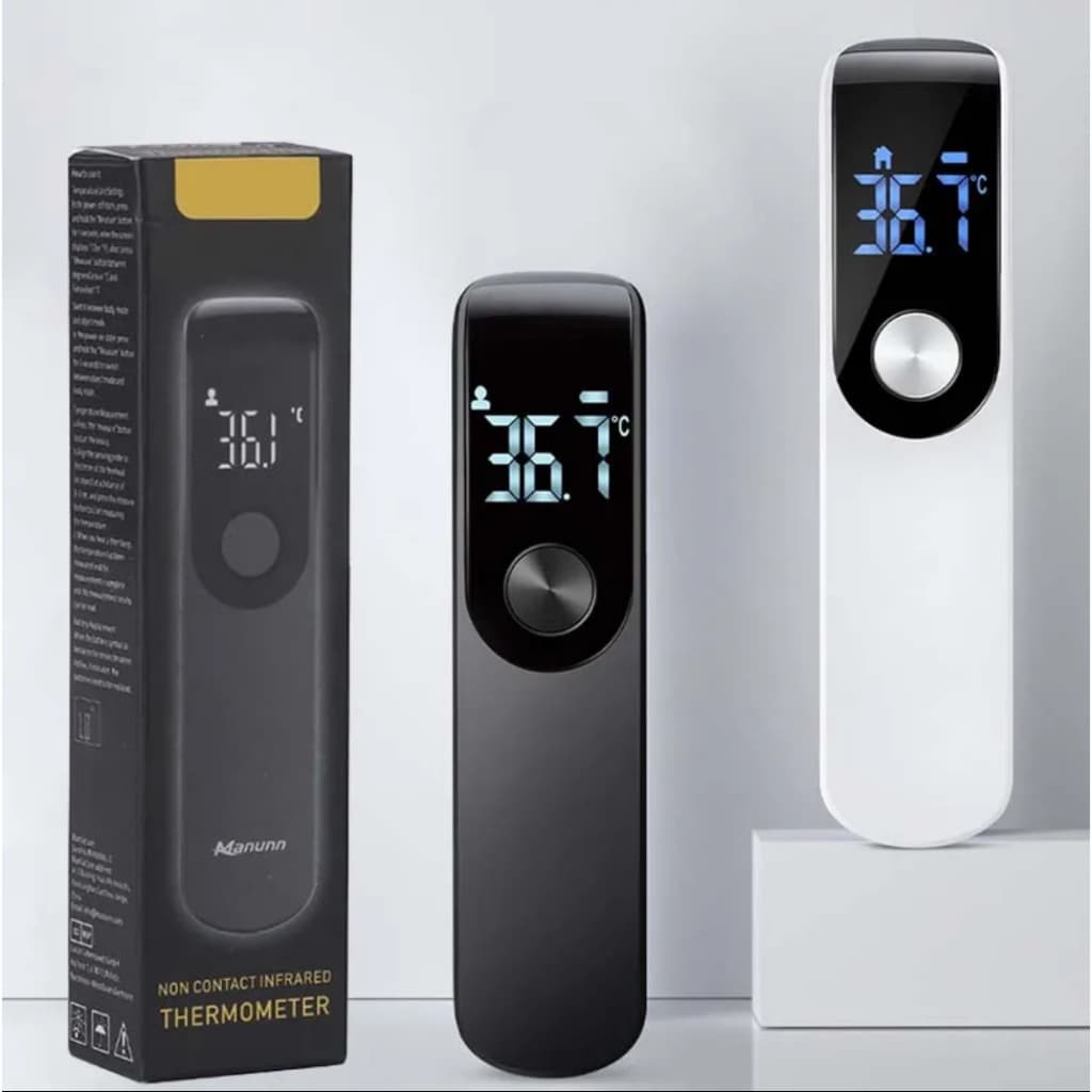 Termômetro digital infravermelho, medidor de temperatura para bebês, adultos e ambientes eletrônico.