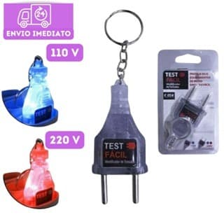 Teste Tomada Fácil Identificador Tensão Voltagem 110v - 220v