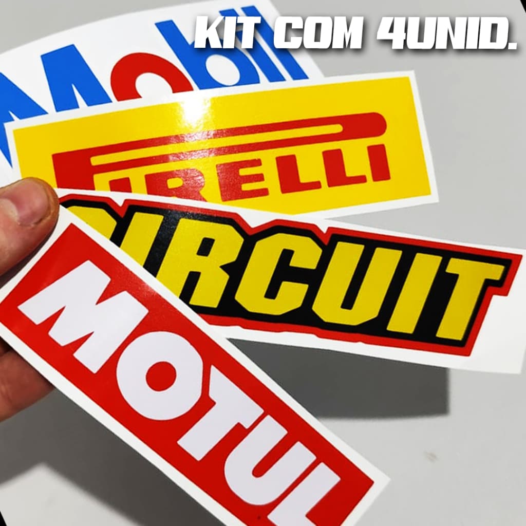 Kit de Adesivos - MOTUL PIRELLI CIRCUIT MOBIL - Tanque/Moto