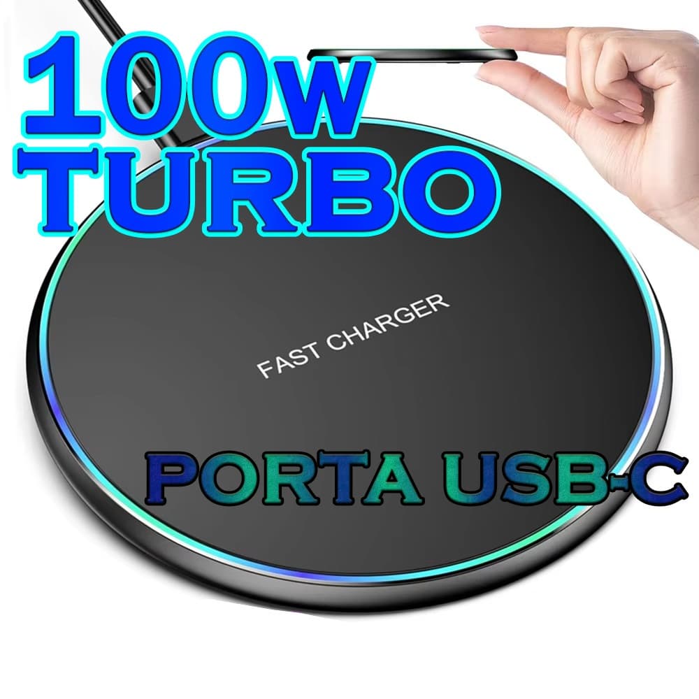 Carregador Sem Fio de Carregamento Rápido 100W
