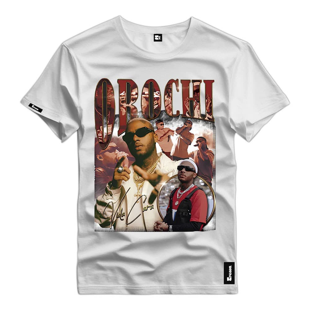 Camisa Camiseta Algodão Cantor Orochi Modelo Novo Exclusivo Verao 2024