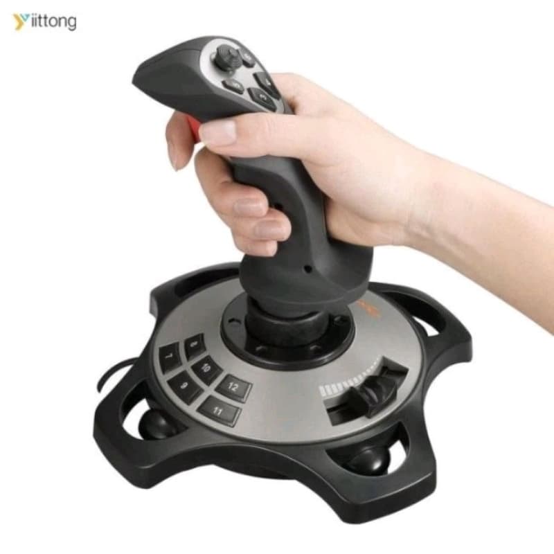 Joystick PXN-2113 Pro Flight Simulator Gamepad Controller, PC Flight Simulation, Cockpit Stick para PC, Acessórios para jogos desktop