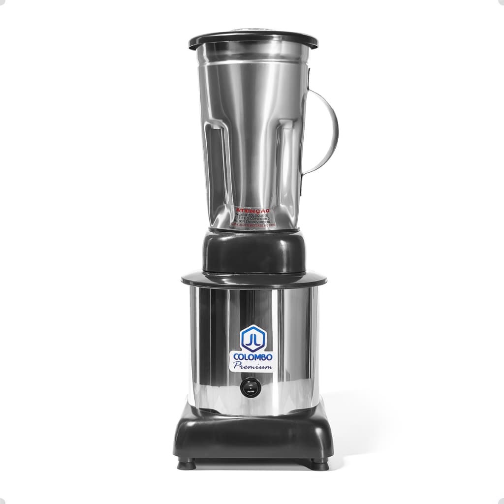 Liquidificador Jl Colombo Alta Rotação 2 Litros Aço Inox