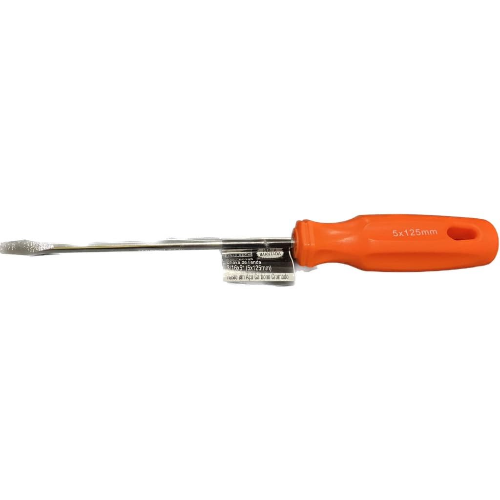 CHAVE DE FENDA 3/16X5'' (5X125MM) - 1 UNIDADE
